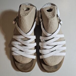 Earth Spirit White Sandals Comfortable Footwear